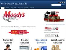 Tablet Screenshot of moodysquick.com